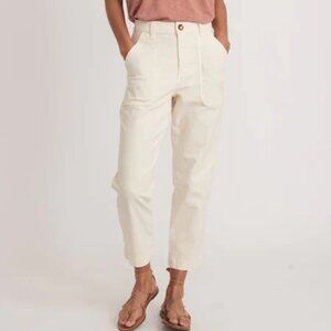 NWT Marine Layer Maya Slim/Straight Utility Pant in Painter White, size 8